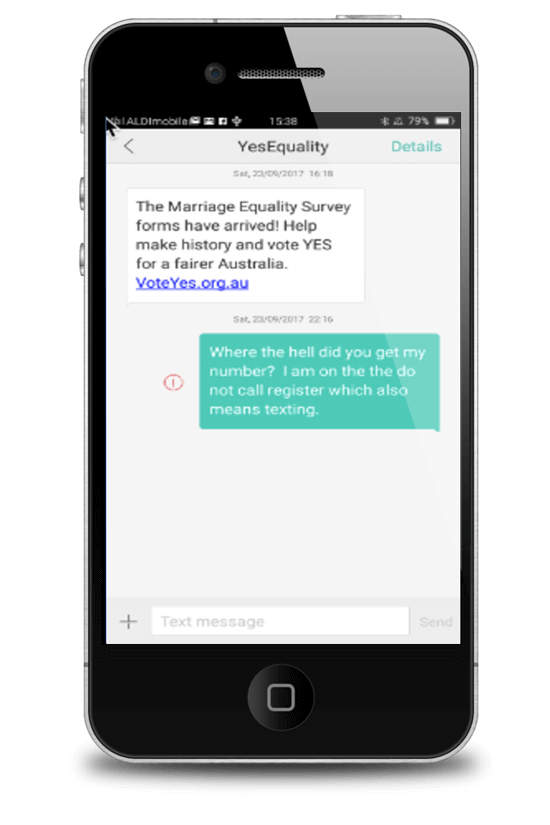 YesEquality Same Sex Marriage SMS YesEquality Same Sex Marriage SMS